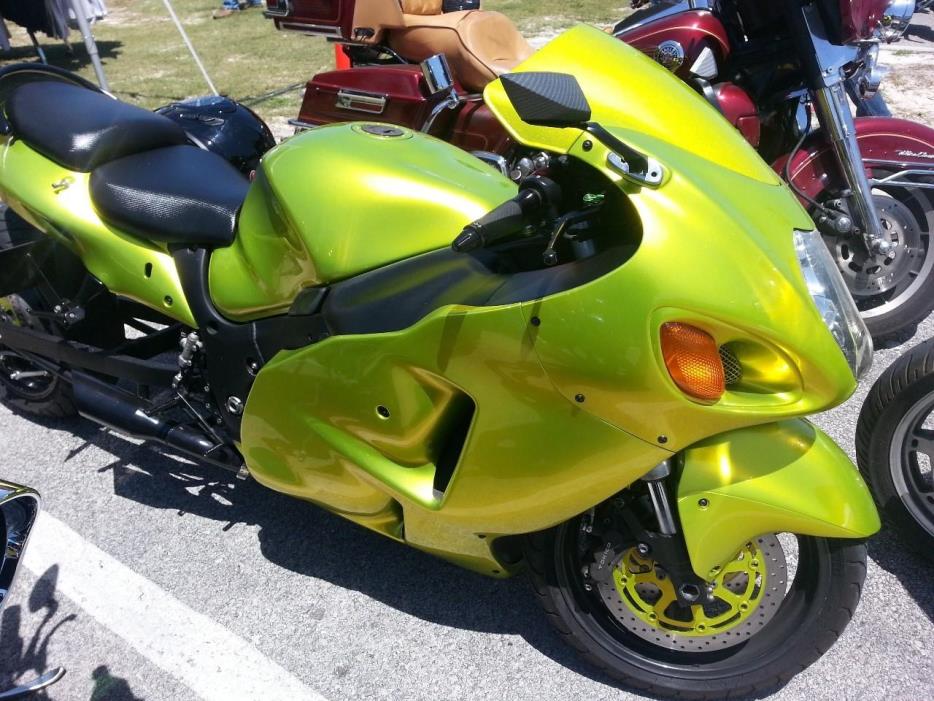 Custom Candy Coated Metalflake Paint Job on a '99 Hayabusa 