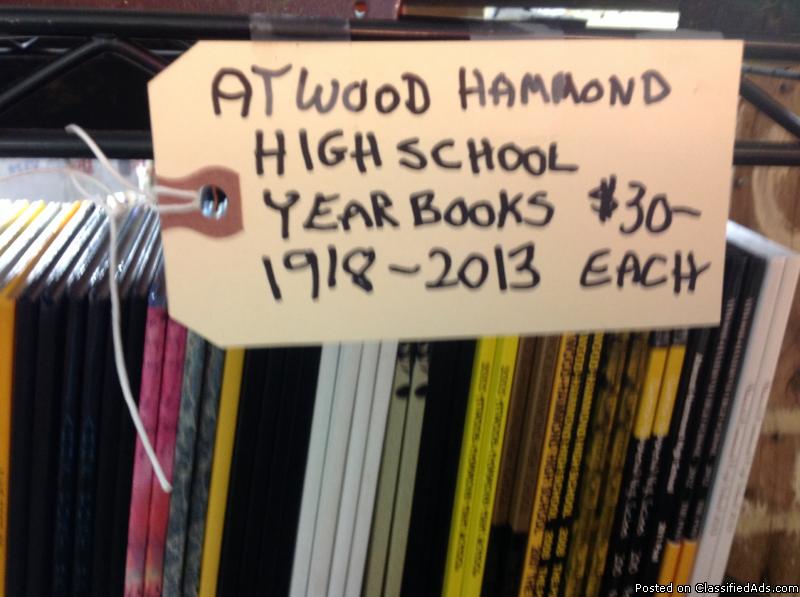 Atwood Hammond Illinois High School yearbooks 1918 - 2013 many years available, 0
