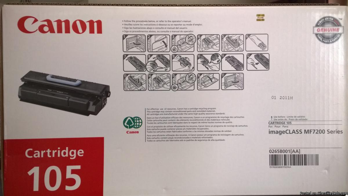 Empty Canon Printer Cartridge 105, 1