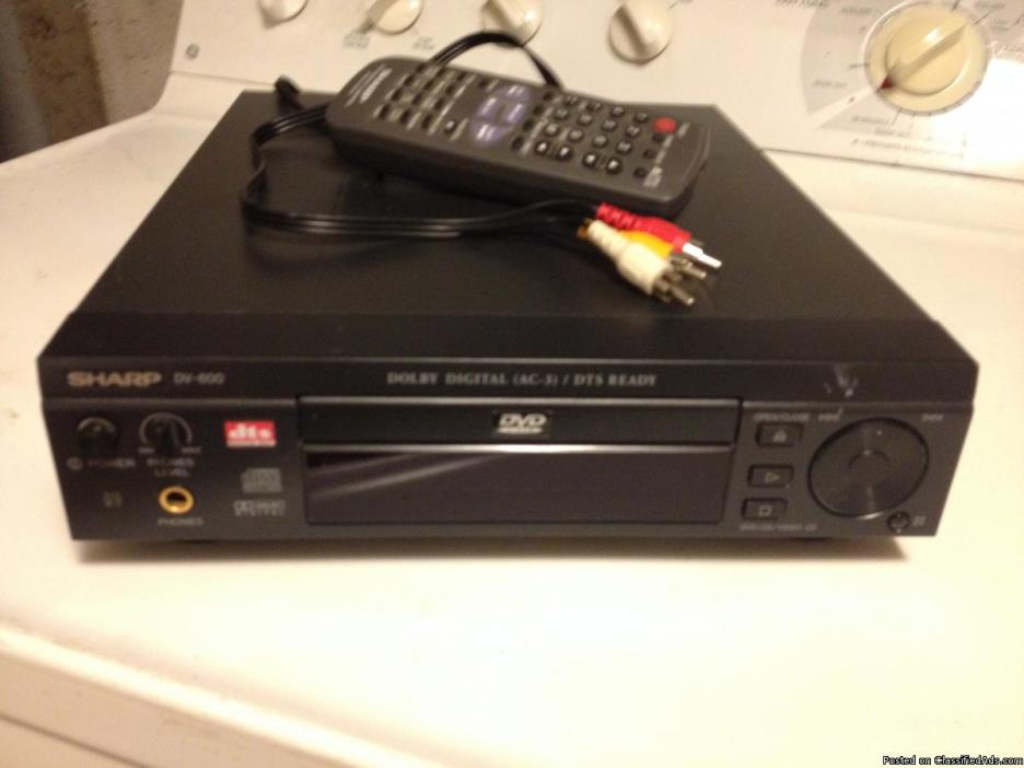 Sharp Dolby Digital/DTS Ready DVD Player, 0