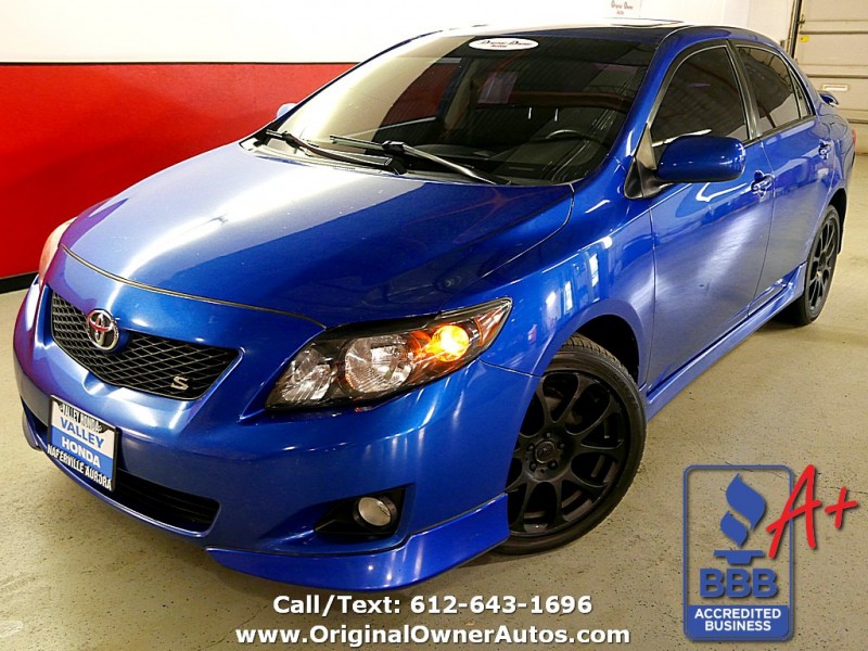 2009 Toyota Corolla S! No accidents, Sunroof, Tint, 17 wheels!