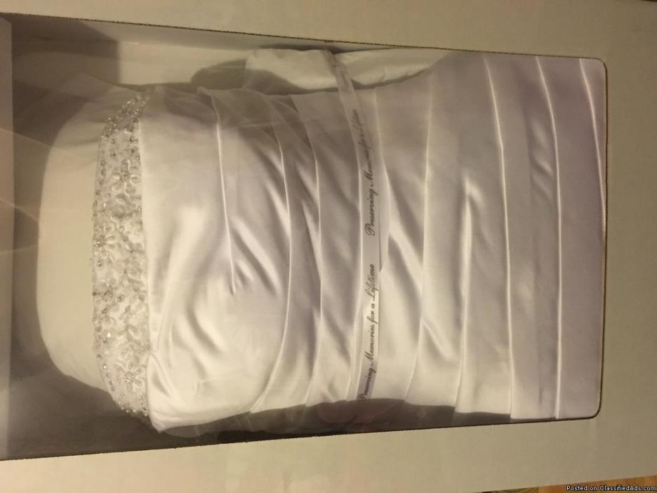 Classic White Princess Wedding Gown, 0