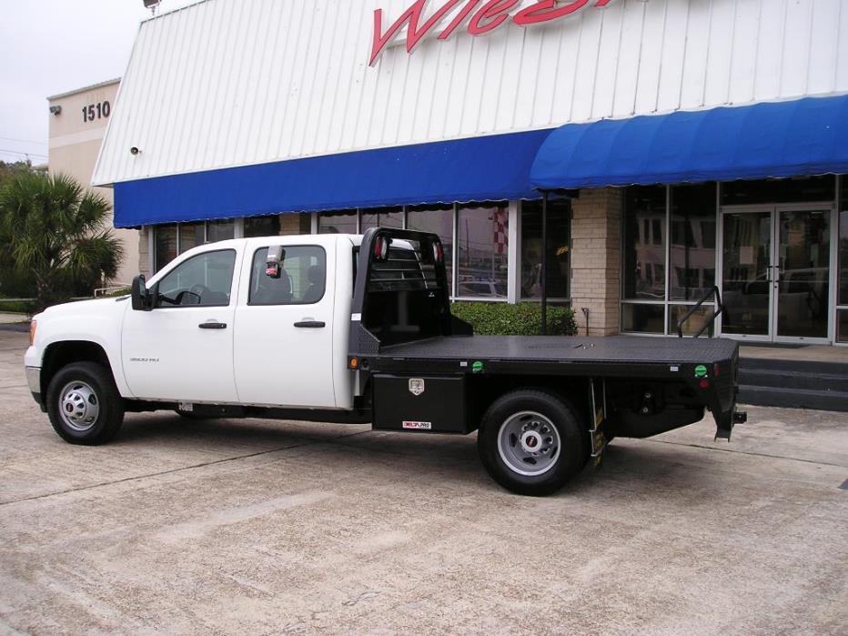 2016 Gmc Sierra 3500 Hd Crew Cab Flatbed - 4wd/Drw - Diesel  Flatbed Truck