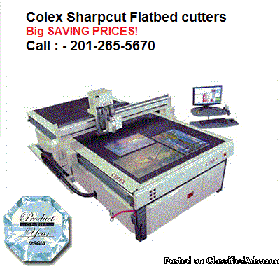 Colex Sharp cut Digital Flatbed Cutter, 0