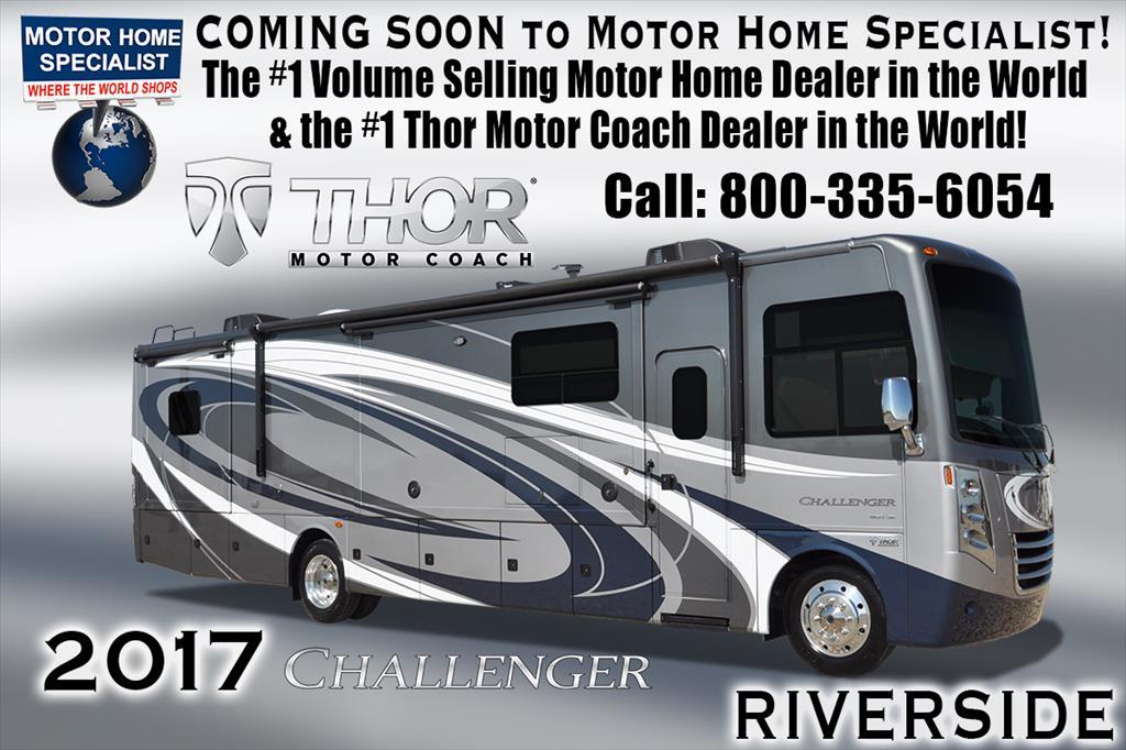 2017  Thor Motor Coach  Challenger 37KT RV for Sale W/King Bed &