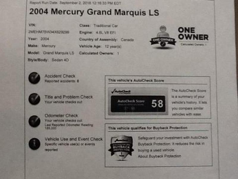 2004 Mercury Grand Marquis LS Premium