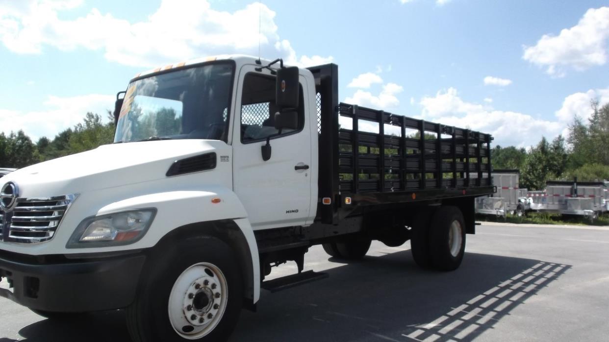 2008 Hino 268  Flatbed Truck