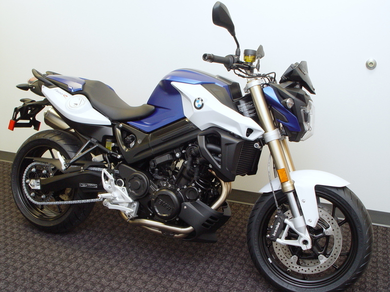 2016 BMW F 800 R Racing Blue Metallic Matte / Bla