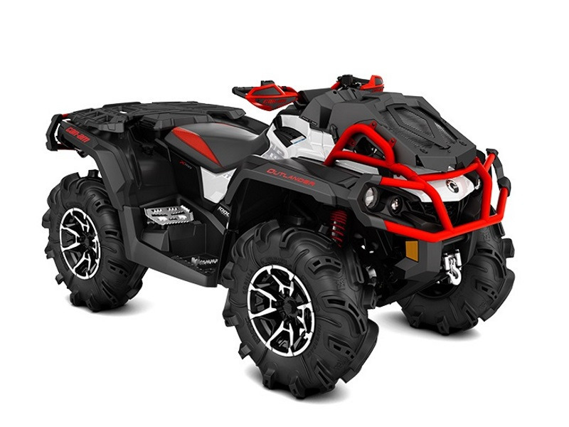 2017 Can-Am Outlander X mr 1000R Black, White & Can-