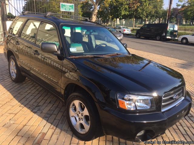 2004 Subaru Forester XS , 103k , 4X4 one owner , clean title , leather