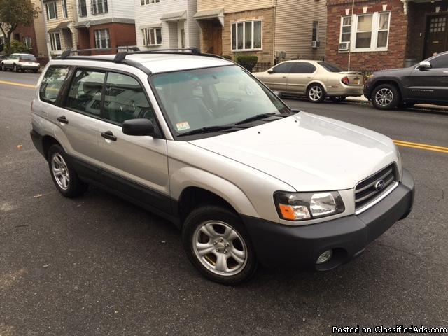 2005 Subaru Forester , 85k miles, 4X4, MANUAL TRANSMISSION, one owner.