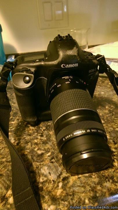 Used Canon eos 1d mark ii with lens!