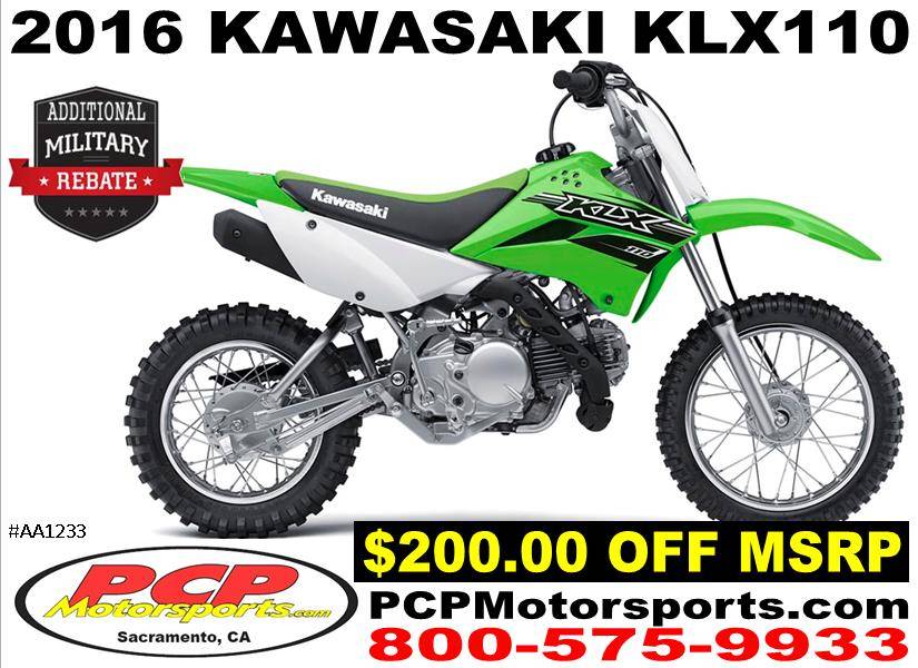 2016  Kawasaki  KLX110