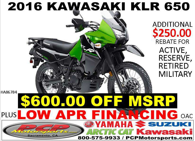 2016  Kawasaki  KLR™ 650