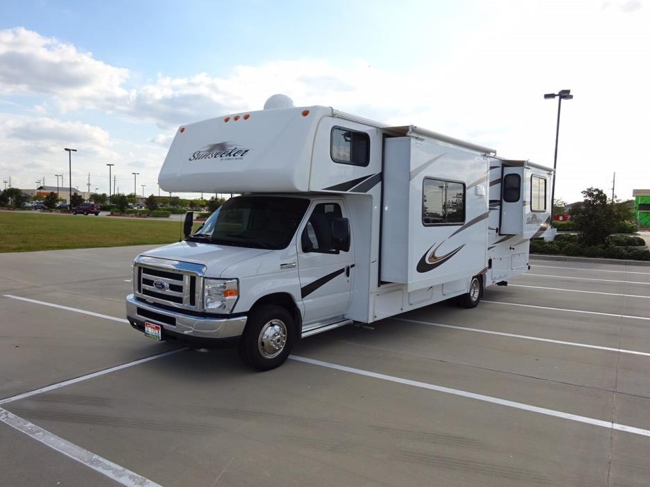 2013 Forest River Sunseeker, Outside TV & Kitchen