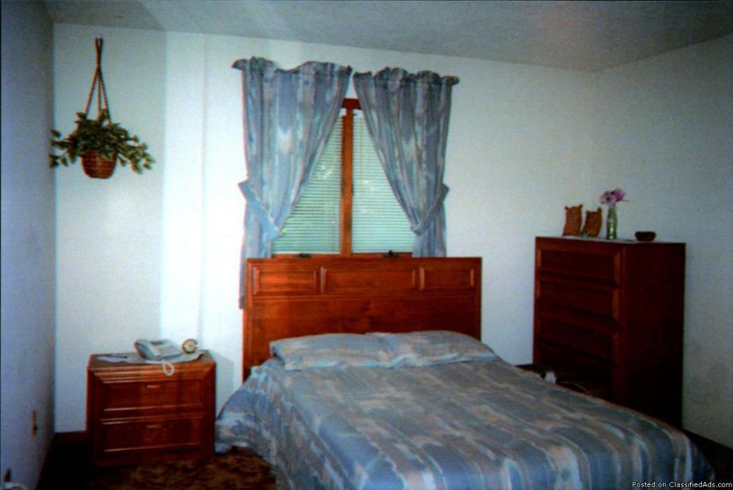 Contemporary Oak Bedroom Set