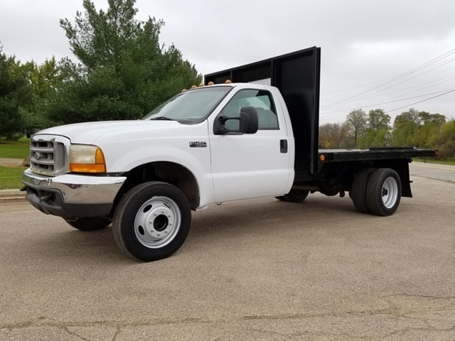 1999 Ford F450  Flatbed Truck