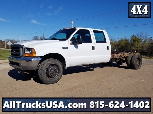 2001 Ford F550 4x4  Cab Chassis