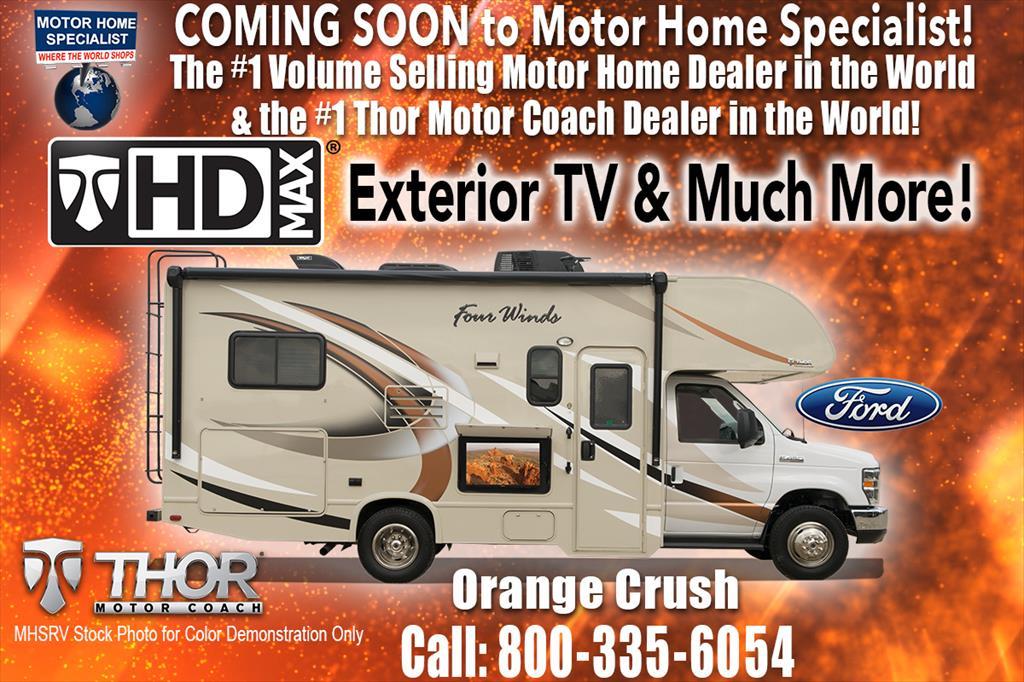 2017 Thor Motor Coach Four Winds 22E Ford W/HD Max, Ext. TV, 1