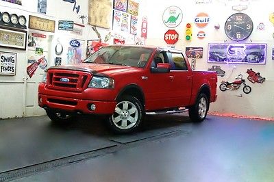 2007 Ford F-150 XLT FX4 2007 Ford F-150 XLT FX4 113563 Miles Bright Red Pickup Truck 8 Automatic