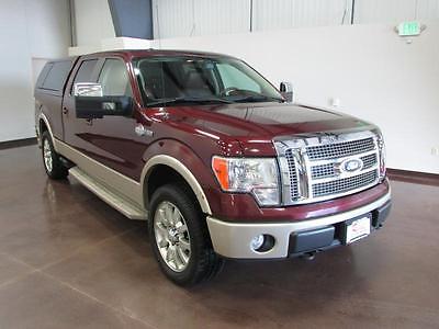 2009 Ford F-150 SUPERCREW 2009 FORD F150 SUPERCREW KING RANCH 116,961 Miles MAROON  5.4L Automatic