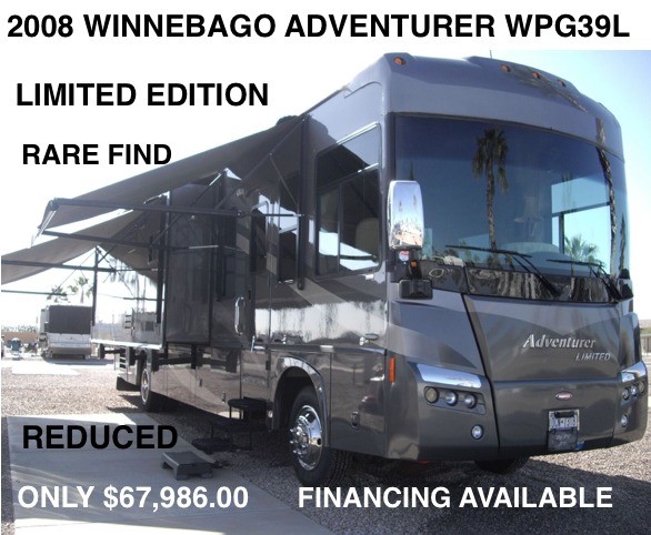 2008 Winnebago Adventurer Limited WPG39L