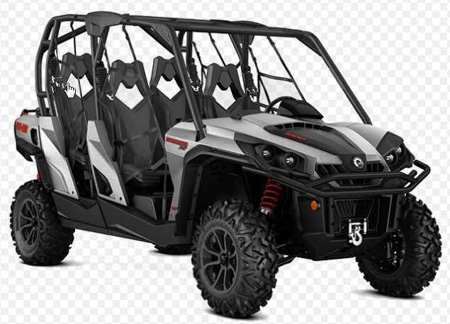 2017 Can-Am 2017 CAN-AM COMMANDER MAX XT 100 BRUSHED