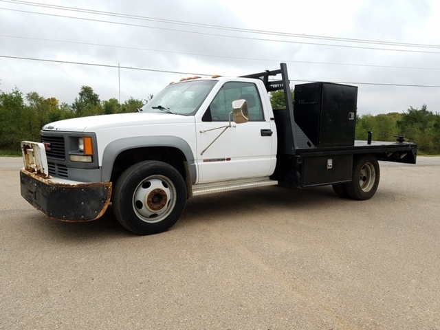 1997 Gmc Sierra 3500  Flatbed Truck