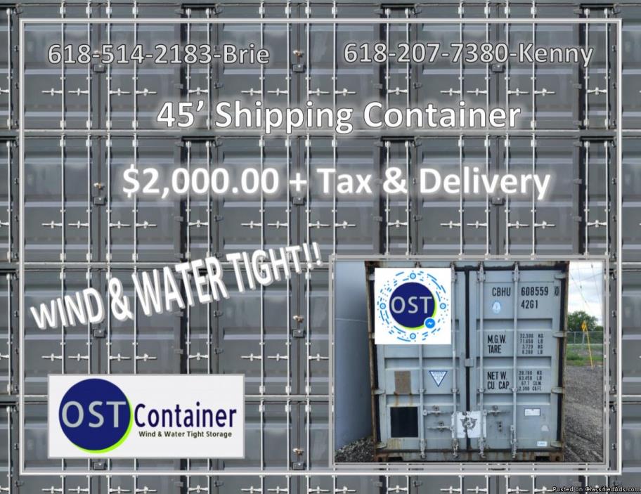 45FT HC Shipping Containers!!!