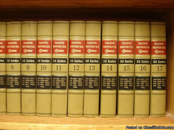 PACIFIC REPORTER 2d Series. 180 volumes of Court Cases. ONLY $300!, 1