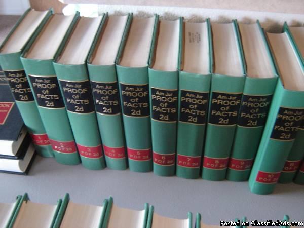 AMERICAN JURISPRUDENCE Proof of Facts 2d Series, Vol. 1 - 39 & more ~ ONLY $200, 0