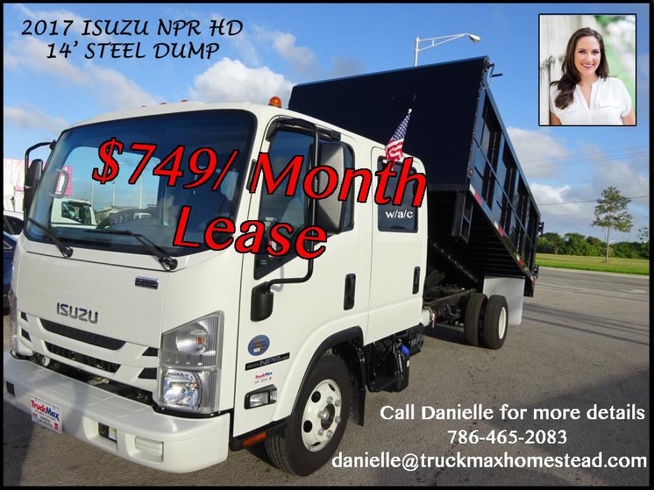 2017 Isuzu Npr Hd  Landscape Truck