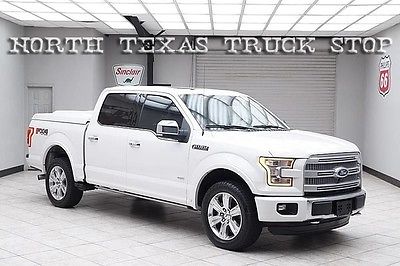 2015 Ford F-150  2015 Ford F150 Platinum EcoBoost 4x4 Pano Roof Navigation Camera 1 TX OWNER
