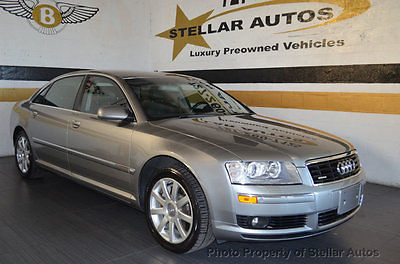 2005 Audi A8 4dr Sedan 4.2L quattro LWB Automatic 18 SERVICE RECORDS CLEAN CARFAX 3 MONTH 3000 MILE NATION WARRANTY FREE SHIPPING
