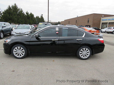 2014 Honda Accord 4dr I4 CVT EX-L w/Navi PZEV 4dr I4 CVT EX-L w/Navi PZEV Sedan CVT Gasoline 2.4L 4 Cyl Crystal Black Pearl