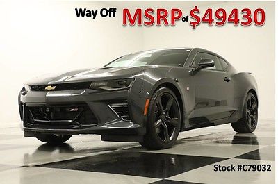 2017 Chevrolet Camaro MSRP$49340 2SS Sunroof Leather Nightfall Gray New 6.2L V8 Navigation Heated Cooled Seats Camera 15 16 2016 17 Coupe Auto