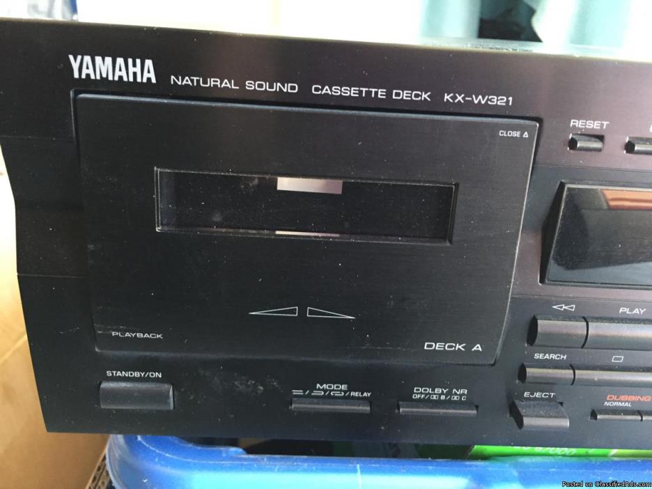 Yamaha dual tape player, 1
