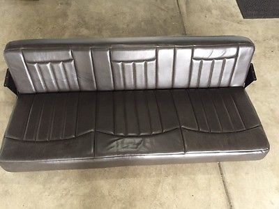 RV trailer wall couch