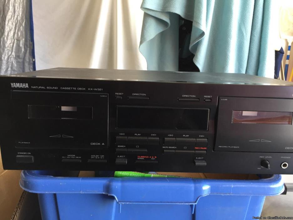 Yamaha dual tape player, 0
