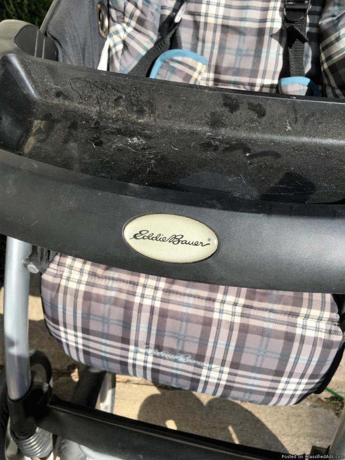 Eddie Bauer baby stroller.