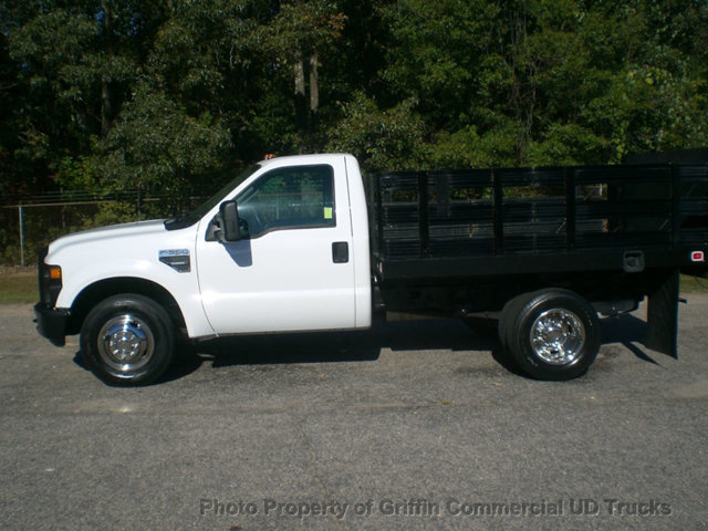 2009 Ford F350 Drw Rack Flatbed Lift Gate Just 11k  Flatbed Truck