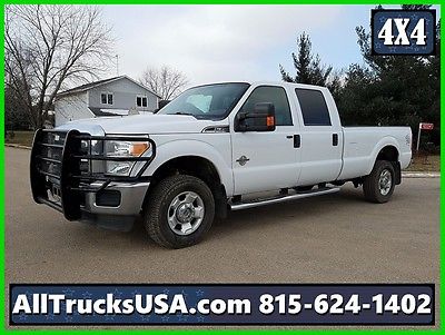 2012 Ford F-350 XLT 4X4 6.7 DIESEL CREW CAB LONG BED PICKUP TRUCK 2012 FORD F350 XLT 4X4 6.7 DIESEL CREW CAB LONG BED WHITE PICKUP TRUCK 6.7