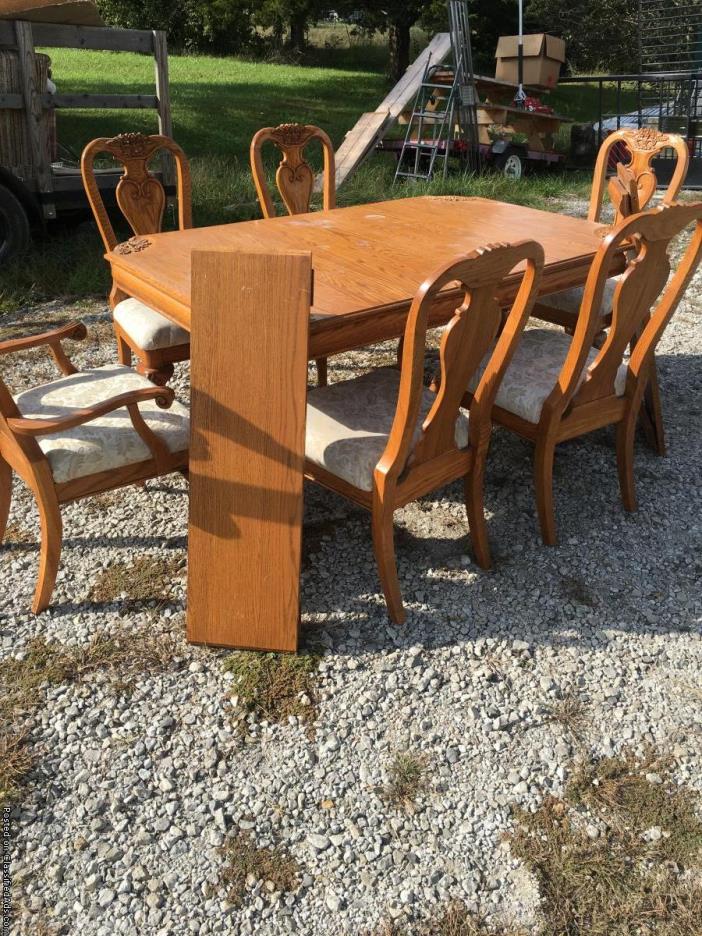 Dinning room Table with chairs, 0