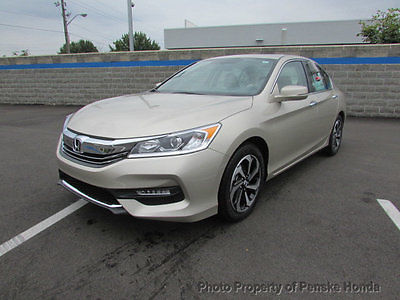 2017 Honda Accord EX CVT EX CVT New 4 dr Sedan CVT Gasoline 2.4L 4 Cyl  Champagne Frost Pearl