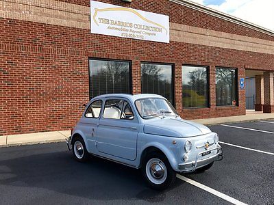 1963 Fiat 500 -- 1963 Fiat 500  Blue,Light Convertible 2 Manual