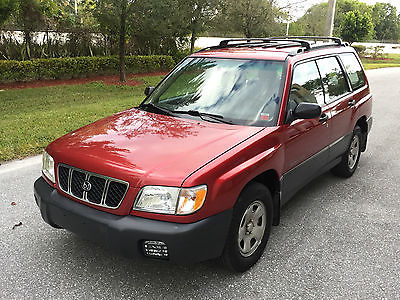 2002 Subaru Forester  2002 SUBARU FORESTER 4X4 AWD FLORIDA CAR NO RUST CLEAN 2 OWNER low miles!