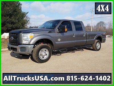 2011 Ford F-250 2011 FORD F250 4X4 6.7 DIESEL GRAY PICKUP TRUCK 2011 FORD F250 4X4 6.7 POWERSTROKE DIESEL CREW CAB LONG BED GRAY PICKUP TRUCK
