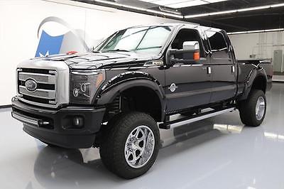 2015 Ford F-250  2015 FORD F-250 PLATINUM CREW 4X4 LIFTED DIESEL NAV 50K #A21581 Texas Direct