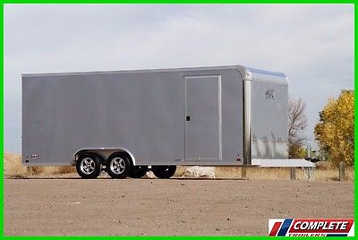 IN STOCK 8.5' X 20 Aluminum ATC Enclosed Carhauler Cargo Trailer: Screwless LED