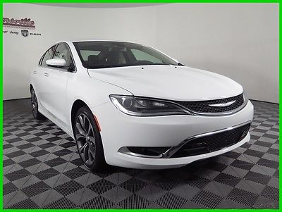 2016 Chrysler 200 Series Base FWD V6 Sedan Sunroof Heated Leather Seats 2016 Chrysler 200C Base FWD Sedan Sunroof Heated Leather Seats Backup Camera